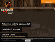 Tablet Screenshot of hotel-schoenauerhof.com